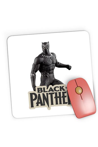 OEM Mousepad Gaming Black Panter Vintage Logo Movie Universe Cartoon, 21x19 см