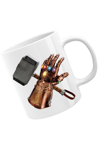 OEM Cana Thanos Glove Thor Axe Magic Power, alba, 330 ml