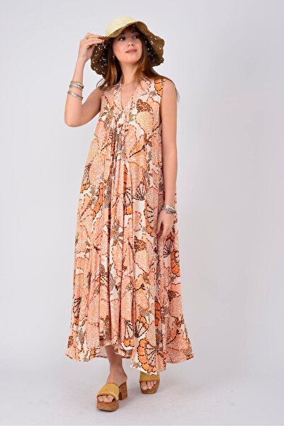 Park Moda AN10541 ΦΟΡΕΜΑ ΖΥΛ ΣΑΛΙΟ ΜΕ ΣΧΕΔΙΟ ΛΟΥΛΟΥΔΙΩΝ