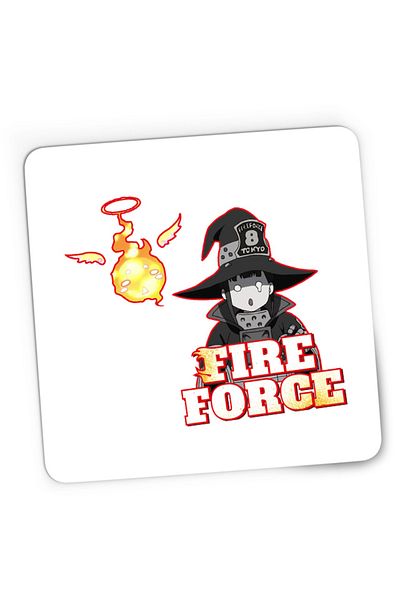 OEM Mousepad Gaming Fire Force Maki Oze Wizard Merlin, 21x19 см