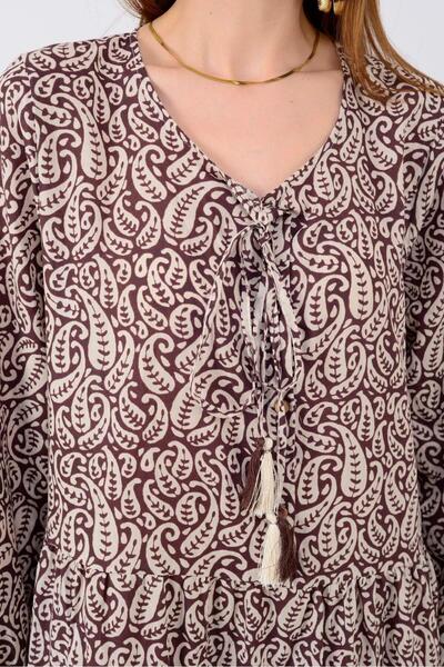 Park Moda AN10504 ROCHIE VOLAN DETALIATĂ MARIN