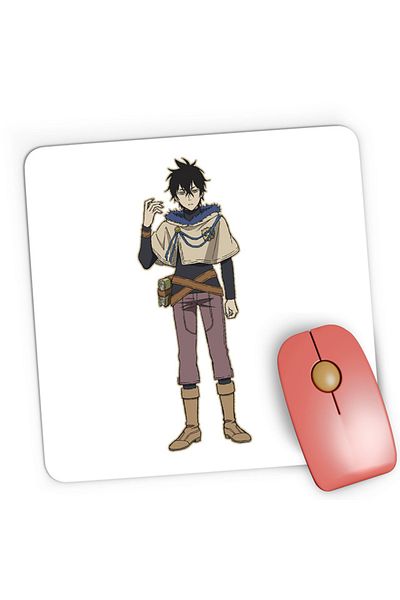 OEM Mousepad Gaming Black Clover Yuno Orphan Powerful Magician, 21x19 см