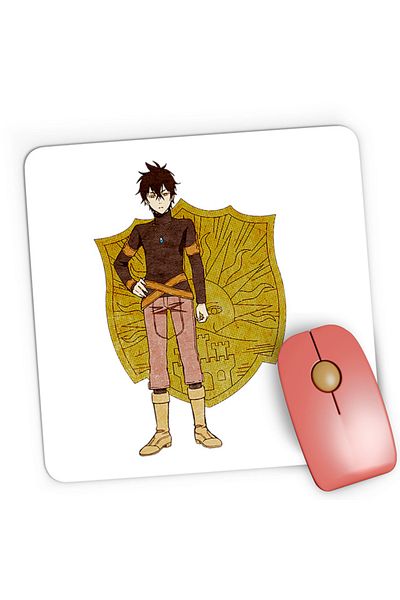 OEM Mousepad Gaming Black Clover Yuno Kingdom Spells Otaku Cosplay, 21x19 см