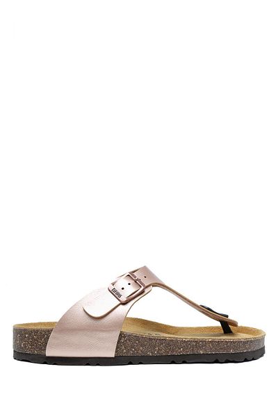 Kifidis Ks8871Sk Soft Step Women's Flip Flops Cork Slippers 36-41 44 - Rose Gold