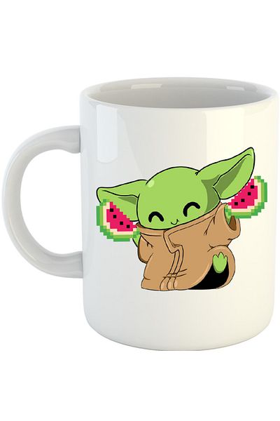 OEM Cana Baby Yoda Watermelon Happy Dance Jedi, alba, 330 ml