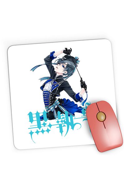 OEM Mousepad Gaming Black Butler Ciel Naoki Otaku Love, 21x19 cm