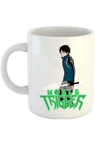 OEM Cana World Trigger Mikumo Osamu Glasses Anime, alba, 330 ml