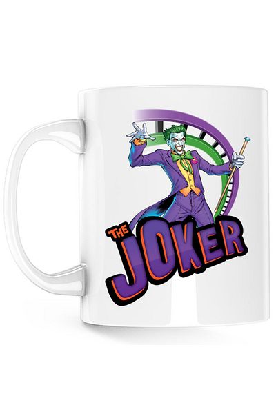 OEM Cana Joker Logo Funny Suit Sad Story Batman, alba, 330 ml