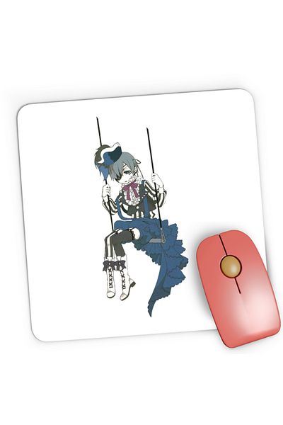 OEM Mousepad Gaming Black Butler Kaori Book of Circus Cosplay, 21x19 мм