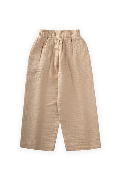 Cigit Organic Muslin Trousers 2-10 Years Beige