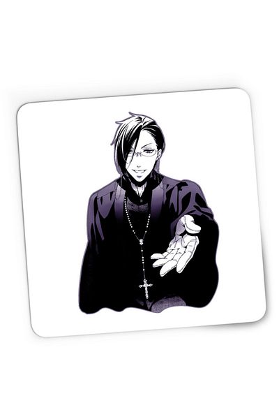OEM Mousepad Gaming Black Butler Teacher Demon Mangaka Anime, 21x19 см