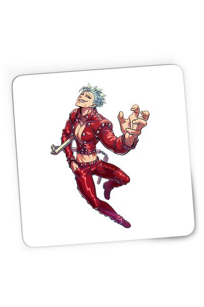 OEM Mousepad Gaming Seven Deadly Sins Ban Anime Weapon Genki, 21x19 см