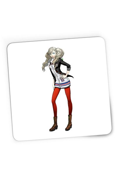 OEM Mousepad Gaming Persona Takamaki Ann Twin Pony Tails Manga, 21x19 см