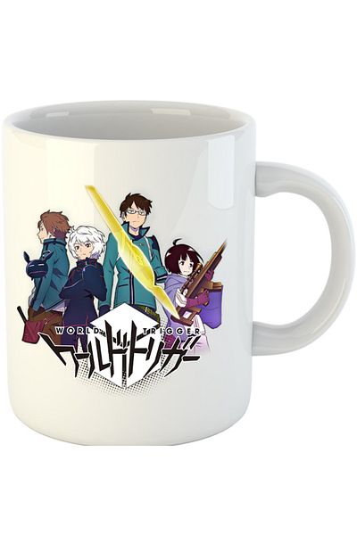 OEM Cana World Trigger Logo Anime Sci-fi Otaku Action Shounen, alba, 330 ml