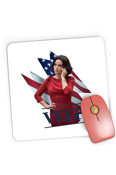 OEM Mousepad Gaming Veep US Flas Gouverment First Lady, 21x19 см