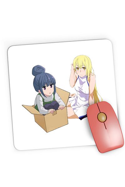OEM Mousepad Gaming DanMachi Lion Ryuu YuruYuri Gag Humor Isekai Adventure, 21x19 см