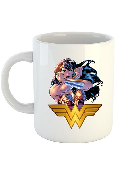 OEM Cana Wonder Woman Fight Book Cartoons Animation, alba, 330 ml