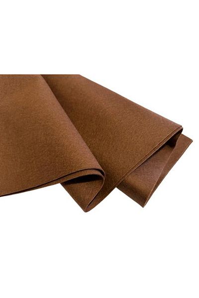 feltland Felt/wool 100%, soft 1.2mm, 50*160cm - brown
