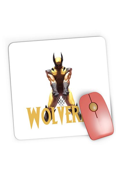 OEM Mousepad Gaming Wolverine Golden Experiments Animation American Cosplay, 21x19 см