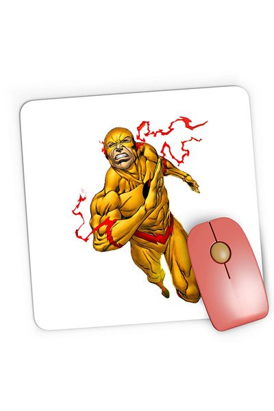 OEM Mousepad Gaming Flash Run Fast Fight Forever Cool Strong, 21x19 см