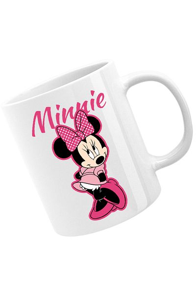 OEM Cana Mickey Mouse Minnie Lady Beautiful Cartoon Children, alba, 330 ml
