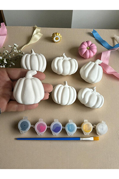 Oyunla Sanat Bal Kabağı Çocuk Aktivite Seti Taş Boyama Kendin Yap