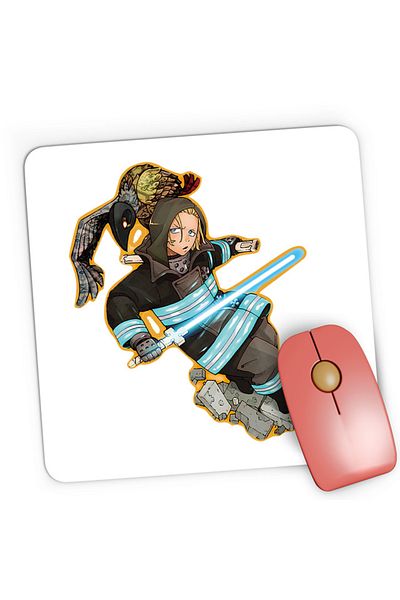 OEM Mousepad Gaming Fire Force Arthur Anime Otaku, 21x19 см
