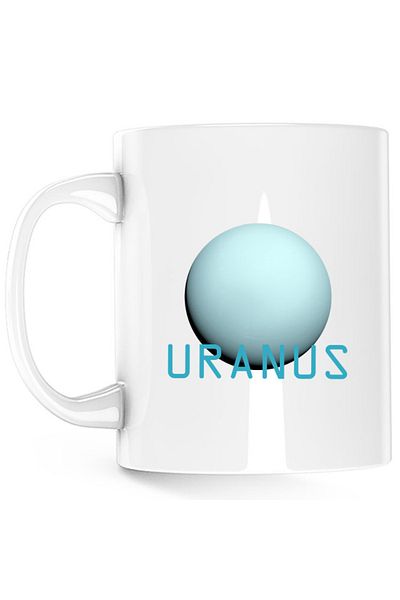 OEM Cana NASA Uranus Huge Celestial Moon Gas Gravity, alba, 330 ml