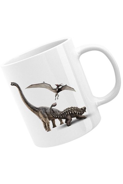 OEM Cana Jurassic Park Ankylosaurus Tyrannosaurus Comet, alba, 330 ml