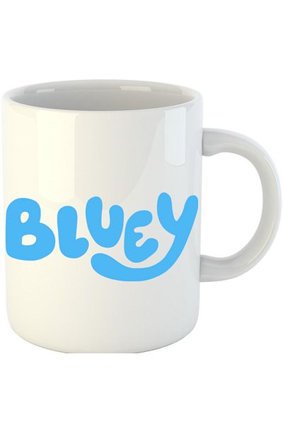 OEM Cana Bluey Logo TV Show Adventure Studio Simple Pets, alba, 330 ml