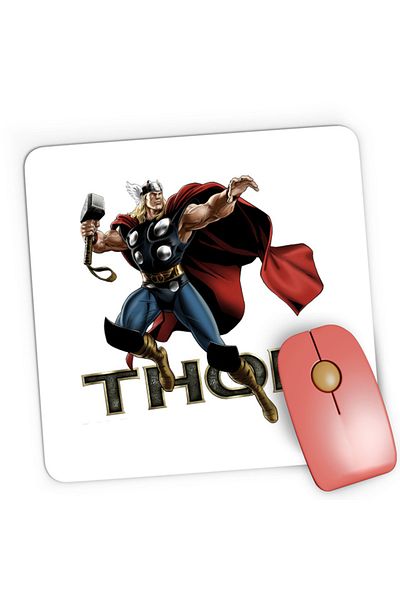 OEM Mousepad Gaming Thor Nordic God American Movie Powers, 21x19 см