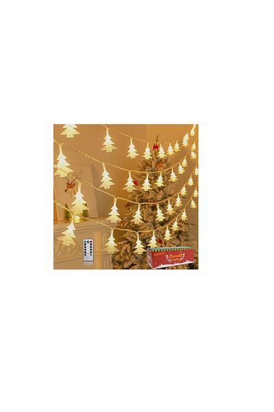 OEM Bannilu Christmas tree LED installation, 6 m, 40 bulbs, plastic, white
