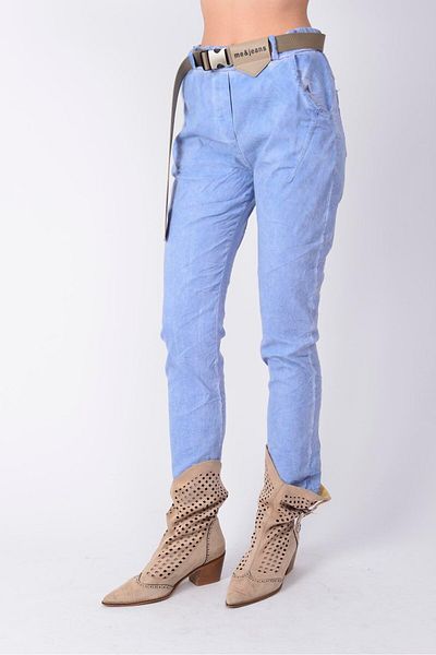 Park Moda 21668 Belt Detail Gabardine Pants