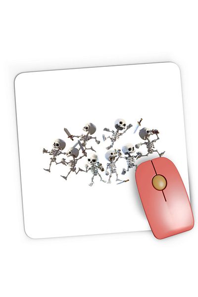 OEM Mousepad Gaming Clash of Clans Skeletons Army Strategy Team Gameplay, 21x19 см