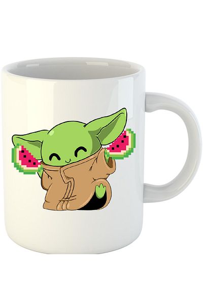 OEM Cana Baby Yoda Watermelon Happy Dance Jedi, alba, 330 ml