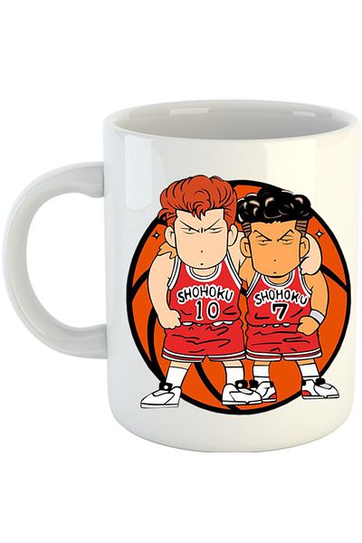 OEM Cana Slam Dunk Sakuragi Rukawa Anime, white, 330 ml