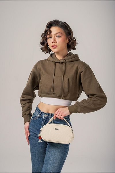 ÇÇS White Women's Hand and Shoulder Bag 17830