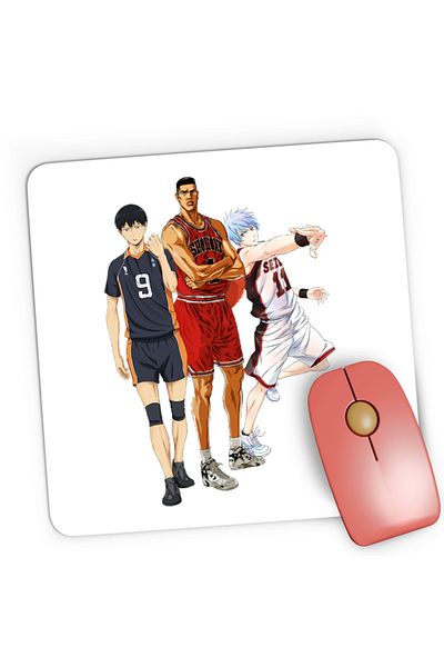 OEM Mousepad Gaming Slam Dunk Kuroko No Basket Sport Anime, 21x19 см