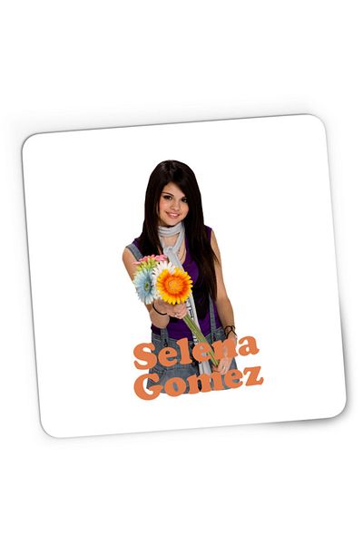 OEM Mousepad Gaming Selena Gomez Child Flowers Carrier Popular MTV, 21x19 см