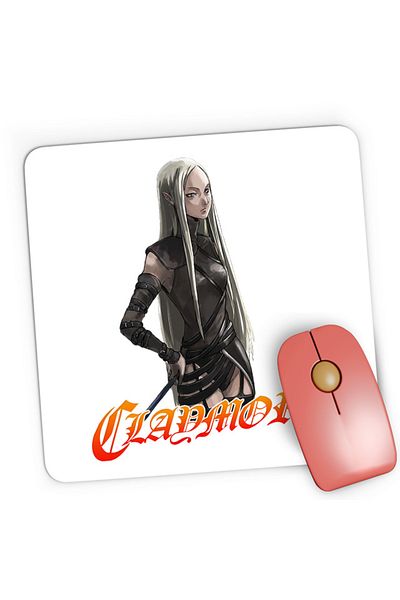 OEM Mousepad Gaming Claymore Galatea God Eye Demon Sister, 21x19 см