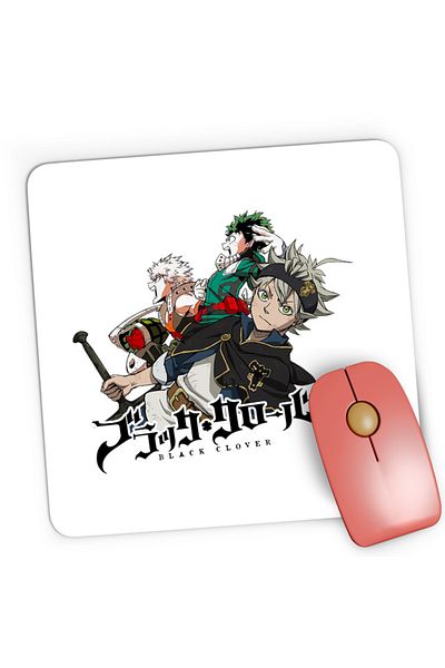 OEM Mousepad Gaming Black Clover Asta Wizard Hard Work My Hero Academia Deku, 21x19 см