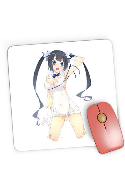 OEM Mousepad Gaming DanMachi Hestia Hentai Fantasy Cosplay, 21x19 см