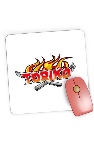 OEM Mousepad Gaming Toriko Logo Gourmet Shounen Hulu Comedy, 21x19 см