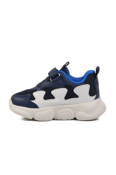 AYK'S Navy Blue Mesh Baby Sports Shoes 1914 B