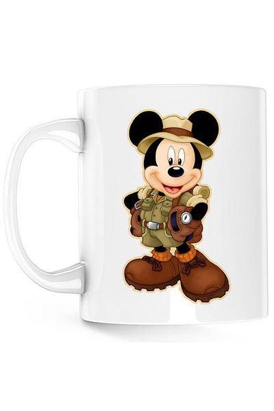 OEM Cana Mickey Mouse Scout Research Map Director Play Game, alba, 330 ml