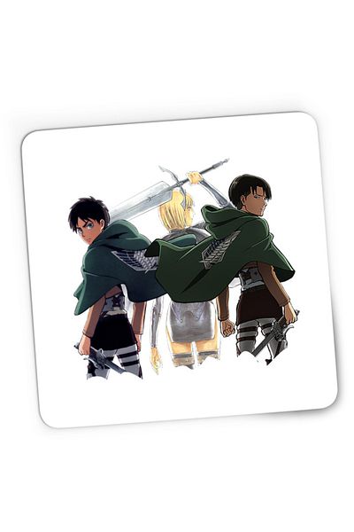 OEM Mousepad Gaming Claymore Clare AOT Levi Eren Freedom Animekage, 21x19 см