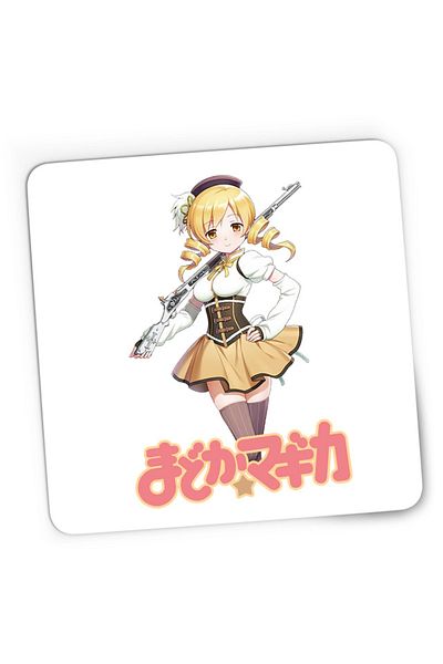OEM Mousepad Gaming Madoka Magica Mami Fire Lovely Group Shield, 21x19 см