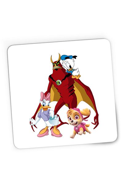 OEM Mousepad Gaming Ben10 Donald Duck Baby Daisy Skye Paw Patrol, 21x19 см