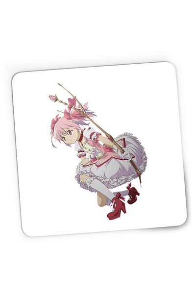 OEM Mousepad Gaming Madoka Magica Kaname Bow Fine Girl, 21x19 см