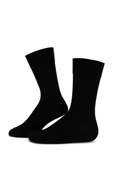 Pierre Cardin Мъжки чорапи от бамбукова смес, 2 чифта, черни, Basic Sock 50308478-001